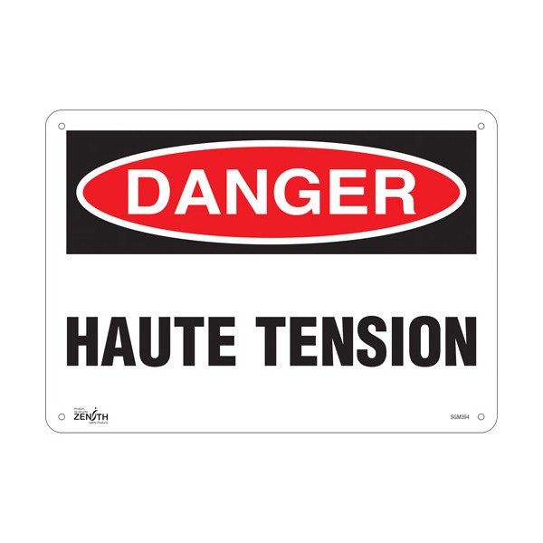 "Haute Tension" Sign (SKU: SGM394)