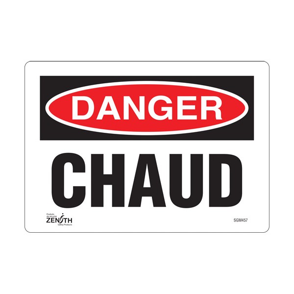 "Chaud" Sign (SKU: SGM457)