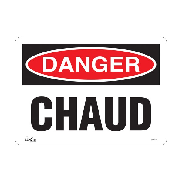 "Chaud" Sign (SKU: SGM460)