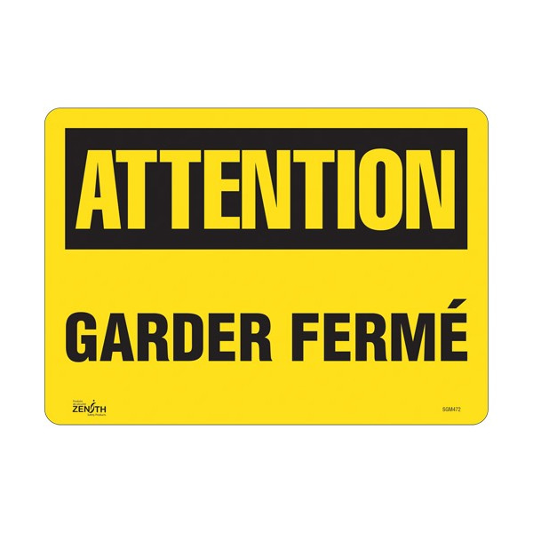"Garder Fermé" Sign (SKU: SGM472)
