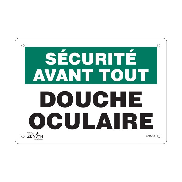"Douche Oculaire" Sign (SKU: SGM476)