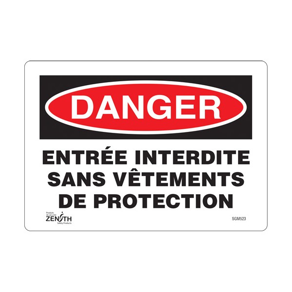 "Entrée Interdite" Sign (SKU: SGM523)