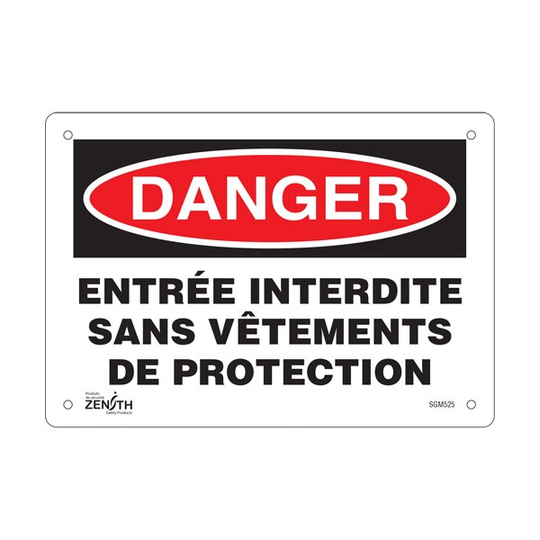 "Entrée Interdite" Sign (SKU: SGM525)