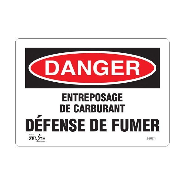 "Défense De Fumer" Sign (SKU: SGM571)