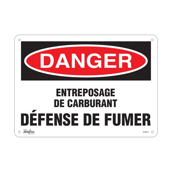 "Défense De Fumer" Sign (SKU: SGM576)