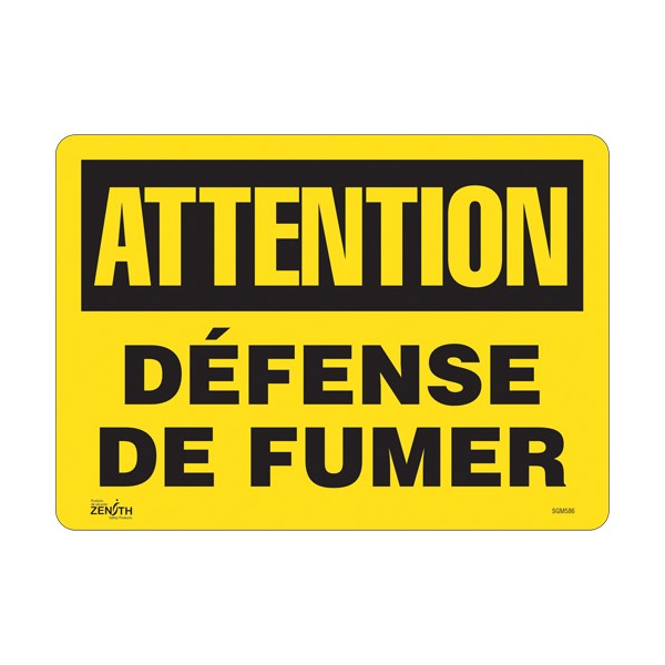 "Défense De Fumer" Sign (SKU: SGM586)