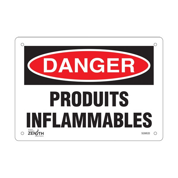 "Produits Inflammables" Sign (SKU: SGM633)