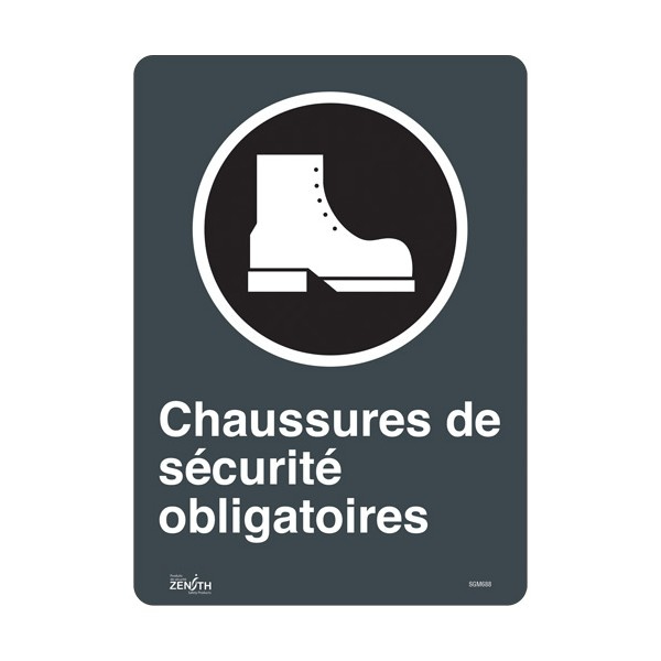 "Chaussures De Sécurité Obligatoires" Sign (SKU: SGM688)