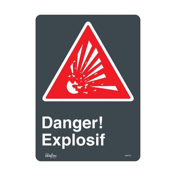 "Explosif" Sign (SKU: SGM739)