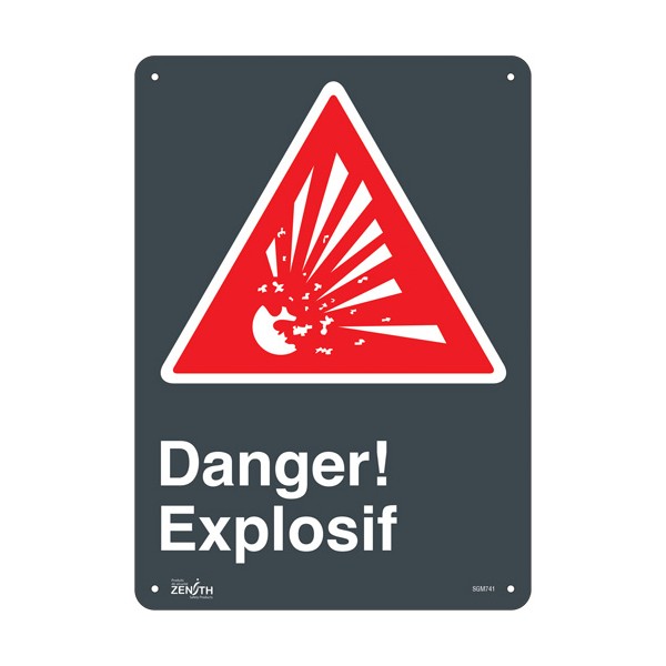 "Explosif" Sign (SKU: SGM741)