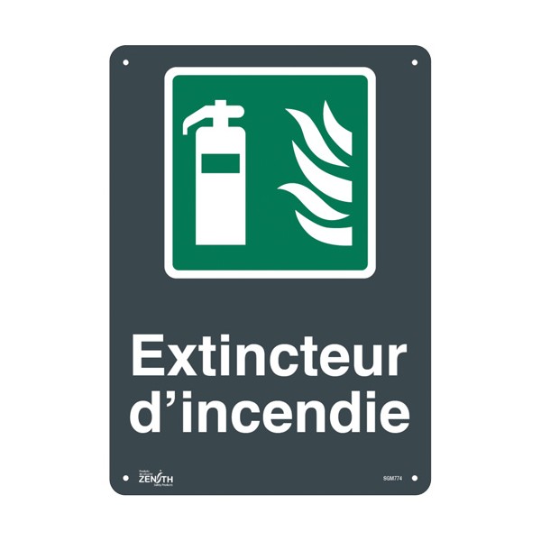 "Extincteur D'Incendie" Sign (SKU: SGM774)