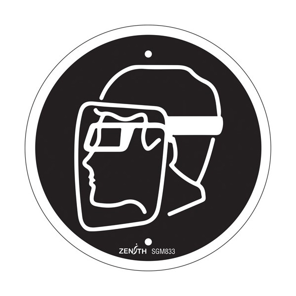 Face Protection Required CSA Safety Sign (SKU: SGM833)