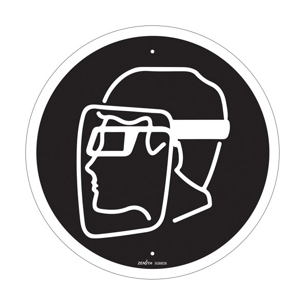 Face Protection Required CSA Safety Sign (SKU: SGM836)
