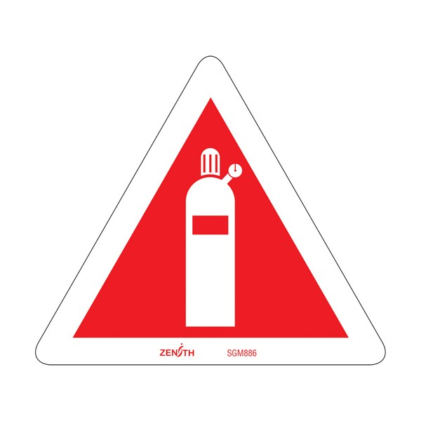 Compressed Gas CSA Safety Sign (SKU: SGM886)