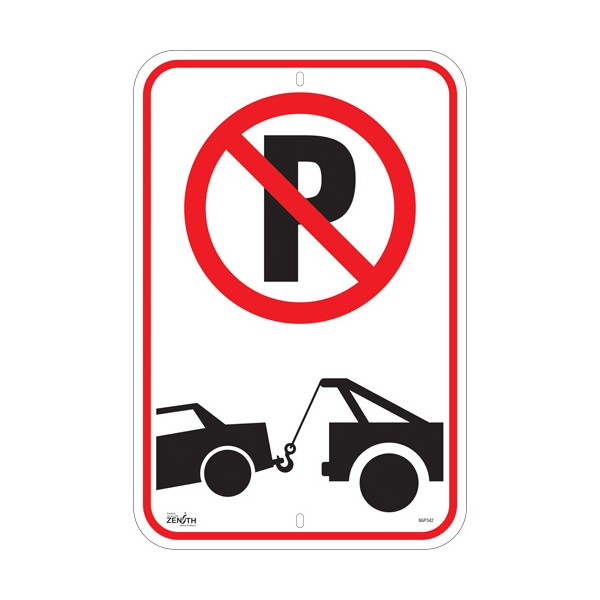 No Parking Tow Away Zone Sign (SKU: SGP342)