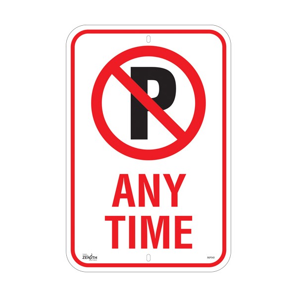 No Parking "Any Time" Sign (SKU: SGP343)