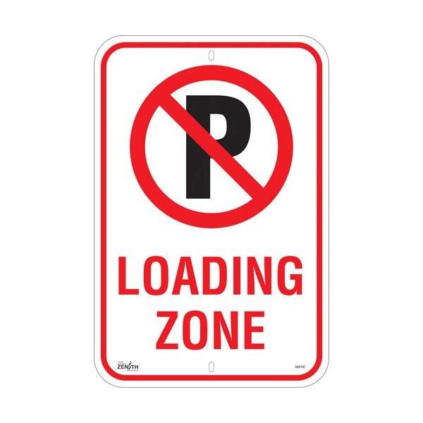 No Parking "Loading Zone" Sign (SKU: SGP347)