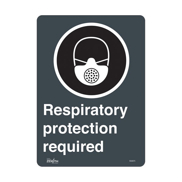 "Respiratory Protection Required" CSA Safety Sign (SKU: SGQ875)