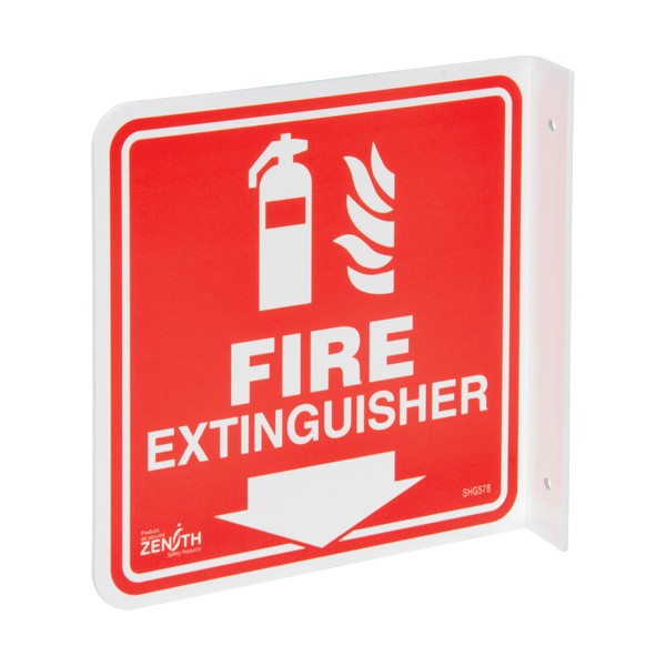 90° Projecting "Fire Extinguisher" Sign (SKU: SHG578)