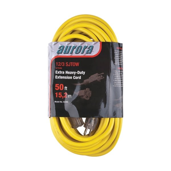 Outdoor Vinyl Extension Cords with Light Indicator (SKU: XC495)