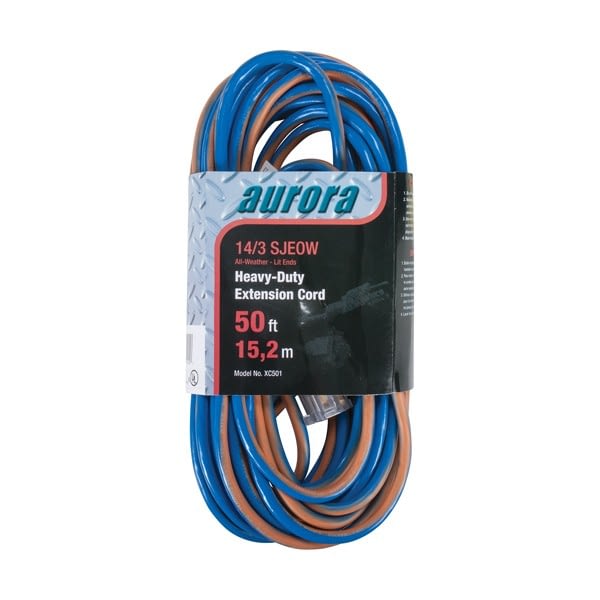 All Weather TPE-Rubber Extension Cords With Light Indicator (SKU: XC501)