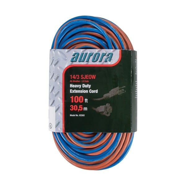 All Weather TPE-Rubber Extension Cords With Light Indicator (SKU: XC502)