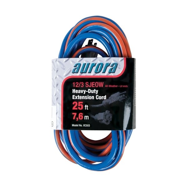 All Weather TPE-Rubber Extension Cords With Light Indicator (SKU: XC503)