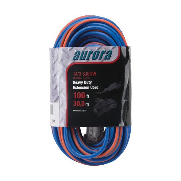 All-Weather TPE-Rubber Extension Cords with Light Indicator (SKU: XH237)
