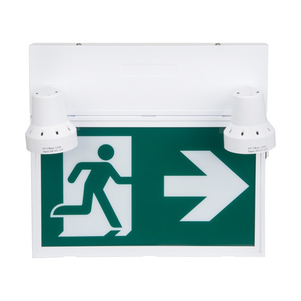 Running Man Sign with Security Lights (SKU: XI790)